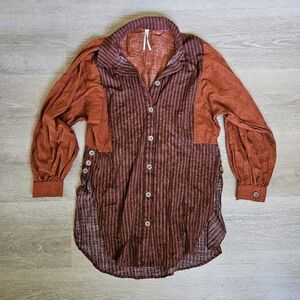 Anthropologie Button Tunic - Size Small